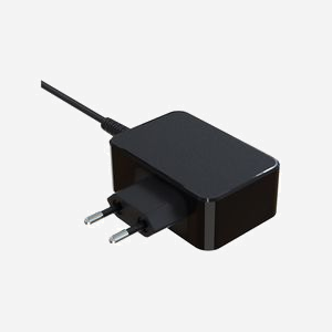 LC-Power Chargeur Secteur 65W GaN LC-NB-GAN-65-C pour Ordinateur Portable, 220-240V, Sortie 5-20V/3.25A Max, Câble 1.75m, Protections Multiples - Miniature 5