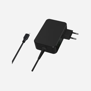 LC-Power LC-NB-GAN-90-C Chargeur Secteur 90W pour Ordinateur Portable Noir - GaN, 220-240V, 5V/9V/12V/15V/20V, protections électriques, câble 1.8m