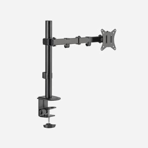 LC-Power LC-EQE-A32B Support Bureau 1 Écran 17"-32" (43.2-81.3cm) VESA 75x75/100x100 Pince Métal/Plastique Noir Charge Max 9kg Inclinaison +/-85° - Miniature 2