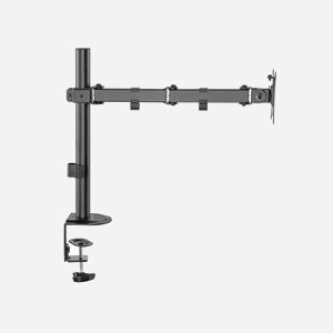 LC-Power LC-EQE-A32B Support Bureau 1 Écran 17"-32" (43.2-81.3cm) VESA 75x75/100x100 Pince Métal/Plastique Noir Charge Max 9kg Inclinaison +/-85° - Miniature 4