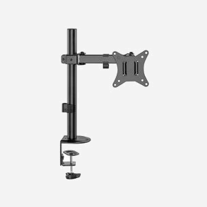 LC-Power LC-EQE-A32B Support Bureau 1 Écran 17"-32" (43.2-81.3cm) VESA 75x75/100x100 Pince Métal/Plastique Noir Charge Max 9kg Inclinaison +/-85° - Miniature 5