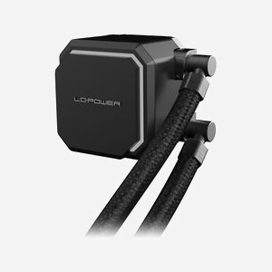 LC-Power LC-CC-240-B : Watercooling AIO 2x120mm, sockets Intel LGA1700/1851 et AMD AM4/AM5, 500-2000 RPM, 18-35dB, TDP 250W - Miniature 4