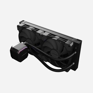 LC-Power LC-CC-280-B Refroidissement Liquide CPU All-in-One 2x140mm - Compatible Intel LGA1851/1700/1200 & AMD AM5/AM4 - TDP 280W, 18-35dB - Miniature 3