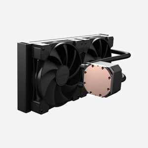 LC-Power LC-CC-280-B Refroidissement Liquide CPU All-in-One 2x140mm - Compatible Intel LGA1851/1700/1200 & AMD AM5/AM4 - TDP 280W, 18-35dB - Miniature 4