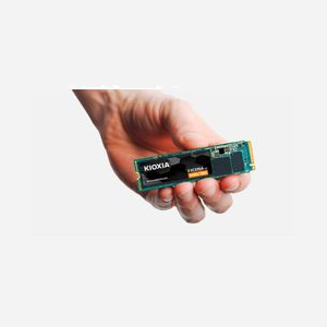 Kioxia EXCERIA G2 SSD 500Go M.2 2280 PCIe 3.1 NVMe 1.3c BiCS FLASH TLC Lecture 2100Mo/s Ecriture 1700Mo/s 400K IOPS TBW 200 - Miniature 3