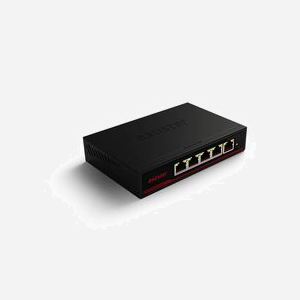 Asustor ASW205T - Commutateur réseau non-géré 5 ports 2.5G Ethernet (100/1000/2500) - Capacité de commutation 25 Gbit/s, Jumbo Frames 12000 - Miniature 1