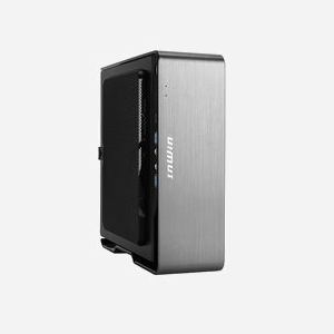 In Win Chopin MAX Tower Gris - Boîtier PC Mini-ITX Aluminium, Alimentation 200W, 2x 2.5", USB 3.2 Gen 1/Gen 2, Dissipateur 54mm, 88x217x244mm - Miniature 2