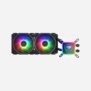 COUGAR Gaming AQUA ARGB Refroidisseur liquide tout-en-un 12cm, sockets Intel/AMD, 600-2000 tr/min, 74.47 CFM, 2.78 mmH2O, Radiateur Aluminium - Miniature 2