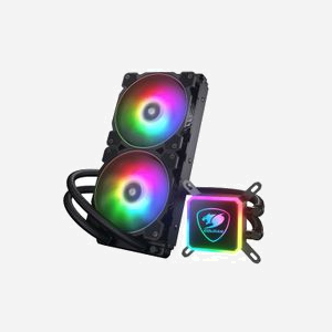 COUGAR Gaming AQUA ARGB Refroidisseur liquide tout-en-un 12cm, sockets Intel/AMD, 600-2000 tr/min, 74.47 CFM, 2.78 mmH2O, Radiateur Aluminium - Miniature 3