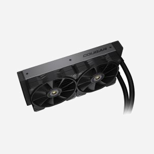 COUGAR Gaming POSEIDON-GT 240 Refroidisseur liquide AIO pour boîtier PC, radiateur 272mm, 2x 120mm PWM (600-2000 RPM, 82.48 CFM, 34.5 dBA) - Miniature 3