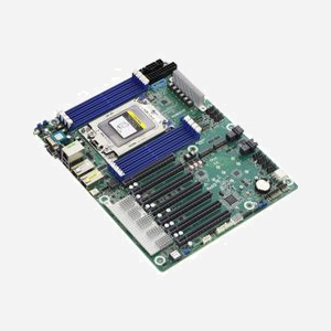 Asrock ROMED8-2T : Carte mère ATX Socket LGA 4094 AMD EPYC, 8 DDR4-SDRAM DIMM Octa-canal, M.2/SATA III, AST2500, 10 Gigabit Ethernet, Linux/Windows - Miniature 2