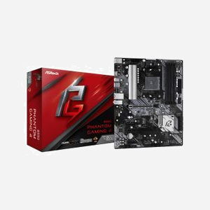 Asrock B550 Phantom Gaming 4 : Carte mère AMD B550 Socket AM4, DDR4, 128Go max, M.2, SATA III, Gigabit Ethernet, Format ATX