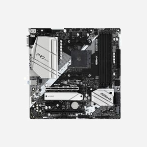 Asrock B550M Pro4 : Carte mère micro ATX AMD B550 Socket AM4, DDR4 128Go max 4733MHz, M.2, SATA III, Realtek ALC1200, Gigabit Ethernet - Miniature 2