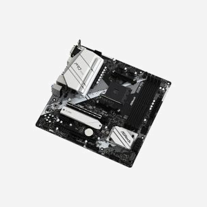 Asrock B550M Pro4 : Carte mère micro ATX AMD B550 Socket AM4, DDR4 128Go max 4733MHz, M.2, SATA III, Realtek ALC1200, Gigabit Ethernet - Miniature 3
