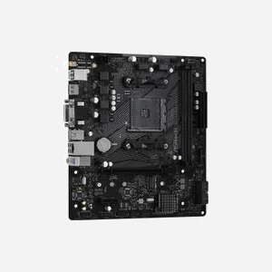 Carte mère Asrock B550M-HDV, AMD B550, Socket AM4, micro ATX, 2x DDR4 DIMM 64GB max, M.2, SATA III, Radeon Vega, Gigabit Ethernet, Realtek ALC887 - Miniature 4
