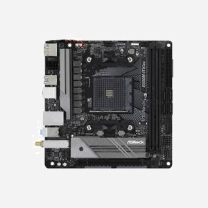 Asrock B550M-ITX/ac : Carte mère mini-ITX AMD B550 Socket AM4 Ryzen 3000 Series, DDR4-SDRAM 64Go max, M.2, SATA III, Wi-Fi 5, Bluetooth 4.2 - Miniature 2