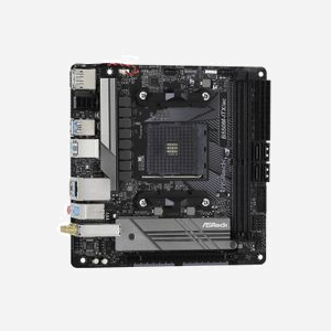 Asrock B550M-ITX/ac : Carte mère mini-ITX AMD B550 Socket AM4 Ryzen 3000 Series, DDR4-SDRAM 64Go max, M.2, SATA III, Wi-Fi 5, Bluetooth 4.2 - Miniature 4