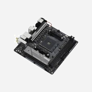 Asrock A520M-ITX/ac : Carte mère micro ATX AMD AM4 Ryzen 2000/3000, DDR4, 64Go, M.2, SATA III, Gigabit Ethernet, Wi-Fi 5, Bluetooth 4.2 - Miniature 3