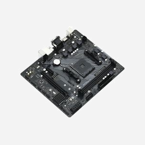 Asrock A520M-HVS : Carte mère micro ATX AMD A520 Socket AM4, Ryzen 3000 Series, DDR4-SDRAM 64Go max, M.2, SATA III, Gigabit Ethernet - Miniature 3