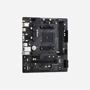 Asrock A520M-HVS : Carte mère micro ATX AMD A520 Socket AM4, Ryzen 3000 Series, DDR4-SDRAM 64Go max, M.2, SATA III, Gigabit Ethernet - Miniature 4
