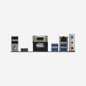 Asrock A520M-HVS : Carte mère micro ATX AMD A520 Socket AM4, Ryzen 3000 Series, DDR4-SDRAM 64Go max, M.2, SATA III, Gigabit Ethernet - Miniature 5