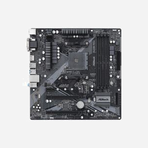 Asrock B450M Pro4 R2.0 : Carte mère AMD B450 micro ATX Socket AM4, DDR4, Dual M.2, USB 3.2 Gen2 Type-A/C, PCIe 3.0, AMD StoreMI, Polychrome RGB - Miniature 2