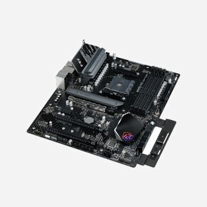 Asrock B550 PG Riptide : Carte mère AMD B550 Socket AM4, DDR4, 128Go max, M.2, SATA III, 2.5GbE Killer E3100G, ATX, CrossFireX/Quad-GPU CrossFireX