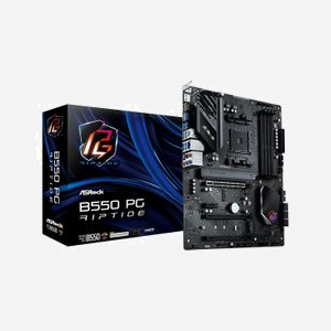 Asrock B550 PG Riptide : Carte mère AMD B550 Socket AM4, DDR4, 128Go max, M.2, SATA III, 2.5GbE Killer E3100G, ATX, CrossFireX/Quad-GPU CrossFireX - Miniature 3