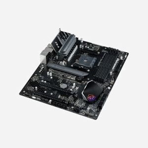 Asrock B550 PG Riptide : Carte mère AMD B550 Socket AM4, DDR4, 128Go max, M.2, SATA III, 2.5GbE Killer E3100G, ATX, CrossFireX/Quad-GPU CrossFireX - Miniature 4