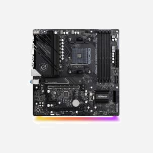 Asrock B550M PG Riptide : Carte mère micro ATX AMD B550 Socket AM4, DDR4, 2x M.2, 2.5GbE, Ryzen 3000/5000 Series, ports USB 3.2 Gen2 Type-A/C - Miniature 2