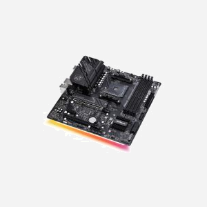 Asrock B550M PG Riptide : Carte mère micro ATX AMD B550 Socket AM4, DDR4, 2x M.2, 2.5GbE, Ryzen 3000/5000 Series, ports USB 3.2 Gen2 Type-A/C - Miniature 3