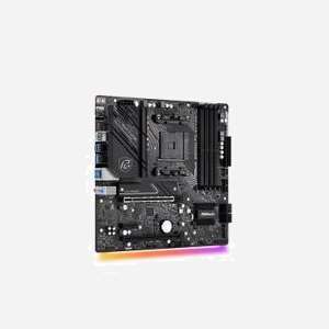 Asrock B550M PG Riptide : Carte mère micro ATX AMD B550 Socket AM4, DDR4, 2x M.2, 2.5GbE, Ryzen 3000/5000 Series, ports USB 3.2 Gen2 Type-A/C - Miniature 4