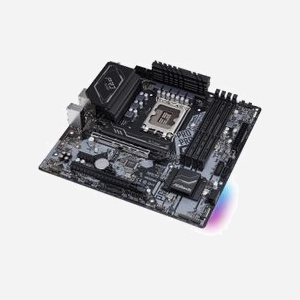 Asrock H670M Pro RS : Carte mère micro ATX Intel H670 Socket LGA 1700, DDR4 128Go 4800MHz, 2x M.2, RAID, Gigabit Ethernet - Miniature 3