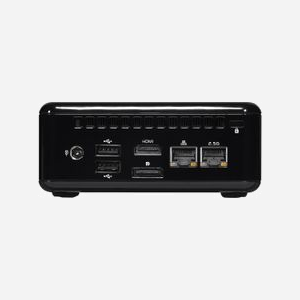 Asrock 4x4 BOX-5600U Mini PC 0.6L Barebone - AMD Ryzen 5 5600U, 2x SO-DIMM DDR4 3200MHz (Max 64GB), M.2 NVMe & SATA III, AMD Radeon Graphics, 2x RJ45 - Miniature 4