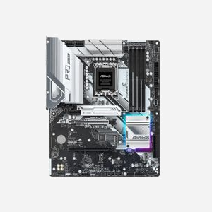 Asrock Z790 Pro RS : Carte mère ATX Intel Z790, Socket LGA 1700, DDR5, 128Go Max, M.2, SATA III, RAID 0/1/5/10, 2.5GbE LAN, PCIe 5.0, Realtek ALC897 - Miniature 1