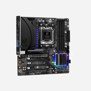 Asrock B650M PG Riptide : Carte mère micro ATX AMD B650, Socket AM5, DDR5, 128Go max, M.2/SATA III, RAID 0/1/10, 2.5GbE, PCIe 4.0, Windows 10/11 - Miniature 4