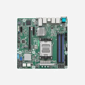 Asrock B650D4U-2L2T/BCM : Carte mère Serveur micro ATX AMD B650 Express, Socket AM5, Ryzen 3/5, 4x DDR5-SDRAM 32GB ECC/Non-ECC, M.2/SATA III, RAID 0/1/10