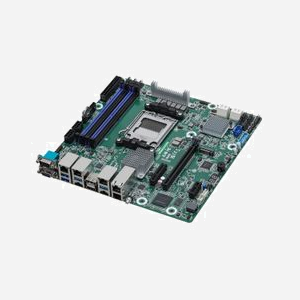 Asrock B650D4U-2L2T/BCM : Carte mère Serveur micro ATX AMD B650 Express, Socket AM5, Ryzen 3/5, 4x DDR5-SDRAM 32GB ECC/Non-ECC, M.2/SATA III, RAID 0/1/10 - Miniature 2