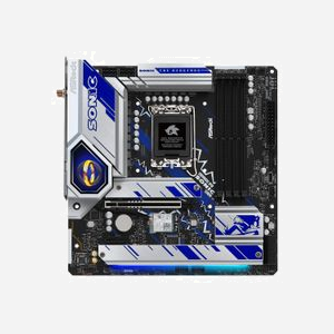Asrock B760M PG SONIC WIFI : Carte mère micro ATX Intel B760, Socket LGA 1700, DDR5, Wi-Fi 6E, 2.5GbE, M.2, compatible Intel Core i5/i7/i9 - Miniature 1