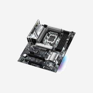 Asrock B760 PRO RS - Carte mère ATX - Socket LGA 1700 - Intel B760 - DDR5 - M.2 PCIe 4.0 - 2.5GbE LAN - Realtek ALC897 - RAID 0/1/5/10 - Miniature 3