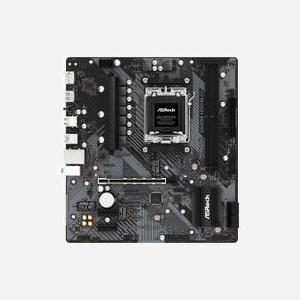 Asrock A620M-HDV/M.2+ micro ATX : AMD A620, Socket AM5, Ryzen 5/7, DDR5-SDRAM 64GB max, M.2/SATA III, Gigabit Ethernet, PCIe 4.0 - Miniature 1