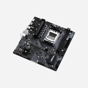 Asrock A620M-HDV/M.2+ micro ATX : AMD A620, Socket AM5, Ryzen 5/7, DDR5-SDRAM 64GB max, M.2/SATA III, Gigabit Ethernet, PCIe 4.0 - Miniature 3