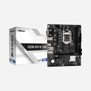 Asrock H510M-HDV/M.2 SE : Carte mère micro ATX Intel H470, Socket LGA 1200, DDR4 64GB max, M.2 PCIe 3.0, SATA III, Gigabit Ethernet - Miniature 2