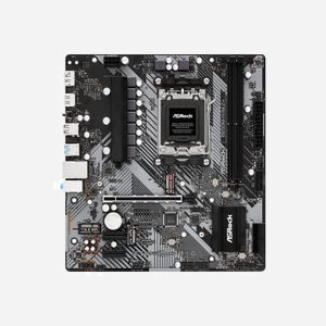 Asrock B650M-H/M.2+ : Carte mère micro ATX AMD B650, Socket AM5, DDR5, 96GB max, M.2 NVMe, SATA III, Gigabit Ethernet, Realtek RTL8111H - Miniature 1