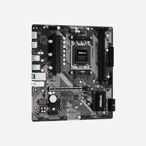 Asrock B650M-H/M.2+ : Carte mère micro ATX AMD B650, Socket AM5, DDR5, 96GB max, M.2 NVMe, SATA III, Gigabit Ethernet, Realtek RTL8111H - Miniature 4