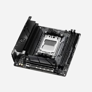 Asrock B650I Lightning WiFi : Carte mère mini ITX AMD B650, Socket AM5, DDR5 96GB max, 2.5GbE, Wi-Fi 6E, M.2 PCIe 4.0, RDNA 2, USB 3.2 Gen2 - Miniature 3