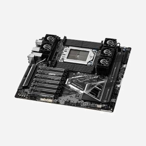 Asrock WRX90 WS EVO : Carte mère AMD WRX90 Socket sTR5, DDR5 ECC 2To max, RAID 0/1/10, Multiples ports USB 3.2 Gen 1/Gen 2/USB4, Double LAN 10 Gigabit Ethernet Intel X710-AT2. - Miniature 3