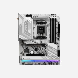 Asrock X870 Pro RS WiFi : Carte mère ATX AMD X870 Socket AM5, DDR5 jusqu'à 8000MHz, 3x M.2 PCIe (Gen5/4/3), WiFi 7, 2.5GbE LAN, CrossFire