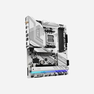 Asrock X870 Pro RS WiFi : Carte mère ATX AMD X870 Socket AM5, DDR5 jusqu'à 8000MHz, 3x M.2 PCIe (Gen5/4/3), WiFi 7, 2.5GbE LAN, CrossFire - Miniature 3
