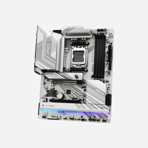 Asrock X870 Pro RS WiFi : Carte mère ATX AMD X870 Socket AM5, DDR5 jusqu'à 8000MHz, 3x M.2 PCIe (Gen5/4/3), WiFi 7, 2.5GbE LAN, CrossFire - Miniature 4